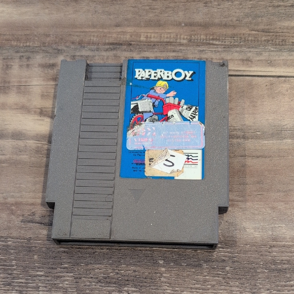 Paperboy Game Cartridge - Gray